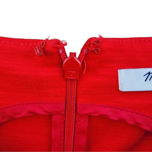 Madewell Abroad Red Ponte Sleeveless Dress - Picture 8 of 8